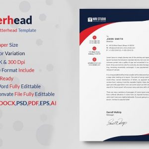 Letterhead – Simple Design with Logo